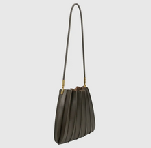 Load image into Gallery viewer, Carrie Medium Pleated Shoulder Bag in Olive