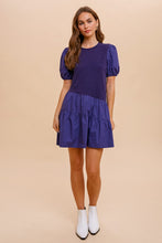 Load image into Gallery viewer, Cassandra Mixed Media Dress
