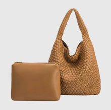 Load image into Gallery viewer, The Johanna Camel Large Shoulder Bag