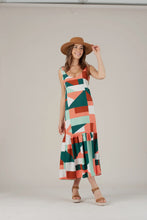 Load image into Gallery viewer, The Geo Print Maxi Dress