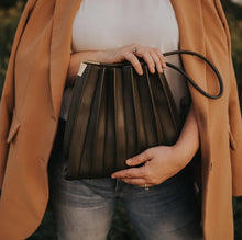Load image into Gallery viewer, Carrie Medium Pleated Shoulder Bag in Olive