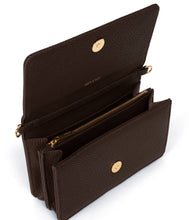 Load image into Gallery viewer, BEE PURITY 2 IN 1 CROSSBODY CLUTCH IN TRUFFLE