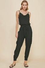 Load image into Gallery viewer, Lydia Cowl Neck Sleeveless Jumpsuit