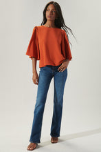 Load image into Gallery viewer, The Lital Flutter Sleeve Blouse
