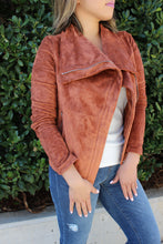 Load image into Gallery viewer, Amber Faux Suede Jacket