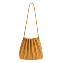 Load image into Gallery viewer, Carrie Medium Pleated Shoulder Bag in Tan