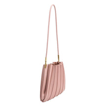 Load image into Gallery viewer, Carrie Medium Pleated Shoulder Bag in Blush