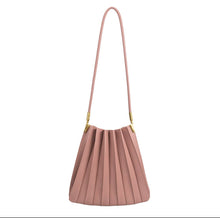 Load image into Gallery viewer, Carrie Medium Pleated Shoulder Bag in Mauve