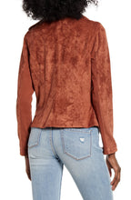 Load image into Gallery viewer, Amber Faux Suede Jacket