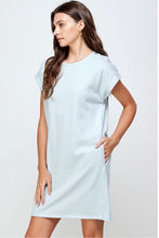 Load image into Gallery viewer, Blue Classic T-Shirt Dress