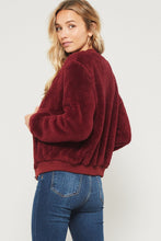 Load image into Gallery viewer, Faux Fur Bomber Jacket