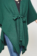 Load image into Gallery viewer, Front Tie Poncho Cardigan
