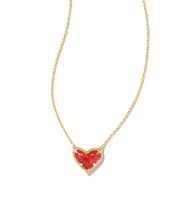 Load image into Gallery viewer, Ari Red Heart Pendant
