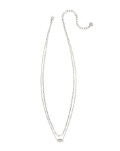 Load image into Gallery viewer, Brooke Multi Strand Necklace in Rhodium