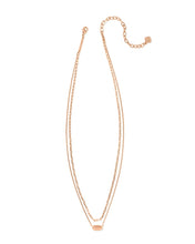 Load image into Gallery viewer, Brooke Multi Strand Necklace in Rose Gold
