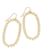 Load image into Gallery viewer, DANIELLE OPEN FRAME EARRINGS