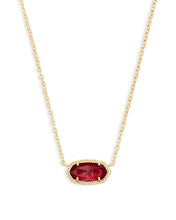 Load image into Gallery viewer, Elisa Necklace in Dark Red