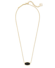 Load image into Gallery viewer, Elisa Necklace in Black Drusy