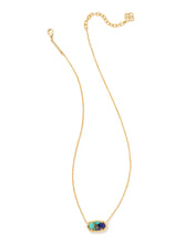 Load image into Gallery viewer, Elisa Lapis Turquoise Necklace
