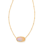 Load image into Gallery viewer, Elisa Satellite Necklace GOLD PINK WATERCOLOR