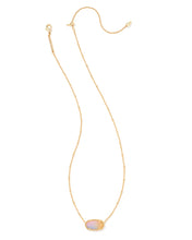 Load image into Gallery viewer, Elisa Satellite Necklace GOLD PINK WATERCOLOR