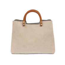 Load image into Gallery viewer, Angie Vintage Satchel with Wood Handle