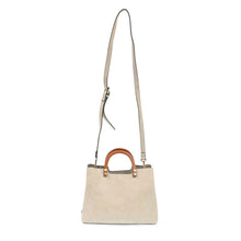 Load image into Gallery viewer, Angie Vintage Satchel with Wood Handle