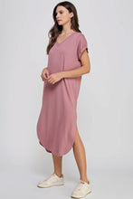 Load image into Gallery viewer, Everyday Butter Soft V-Neck Maxi in Mauve
