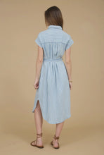 Load image into Gallery viewer, The Classic Stripe Chambray Dress
