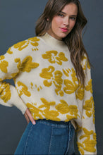 Load image into Gallery viewer, The Florentine Floral Textured Sweater
