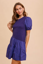 Load image into Gallery viewer, Cassandra Mixed Media Dress
