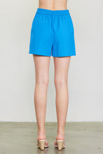 Load image into Gallery viewer, The Stevie Pintuck Shorts in Blue
