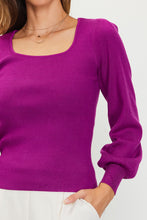 Load image into Gallery viewer, The Seychelles Square Neck Sweater
