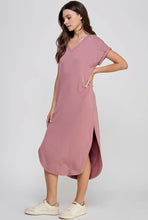 Load image into Gallery viewer, Everyday Butter Soft V-Neck Maxi in Mauve
