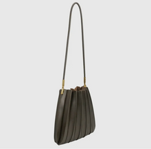 Load image into Gallery viewer, Carrie Medium Pleated Shoulder Bag in Olive
