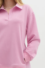 Load image into Gallery viewer, The Pullover Twofer Pinstripe Dress
