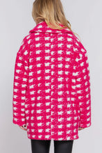 Load image into Gallery viewer, The Mallorie Check Print Boucle Coat

