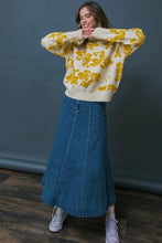 Load image into Gallery viewer, The Florentine Floral Textured Sweater
