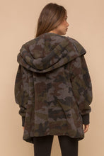 Load image into Gallery viewer, The Camo Oversize Cardigan Sherpa
