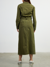 Load image into Gallery viewer, The Rayaa Twill Midi Dress
