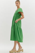 Load image into Gallery viewer, The Sarah Flutter Sleeve Midi Dress
