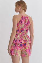 Load image into Gallery viewer, The Edyn Floral Halter Top
