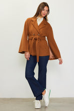 Load image into Gallery viewer, The Audrey Split Sleeve Cape Wool Coat
