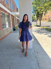 Load image into Gallery viewer, Cassandra Mixed Media Dress
