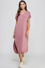 Load image into Gallery viewer, Everyday Butter Soft V-Neck Maxi in Mauve

