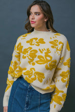 Load image into Gallery viewer, The Florentine Floral Textured Sweater
