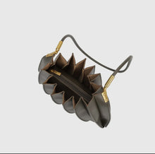 Load image into Gallery viewer, Carrie Medium Pleated Shoulder Bag in Olive
