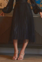 Load image into Gallery viewer, The Marianna Pleated Pearl Skirt

