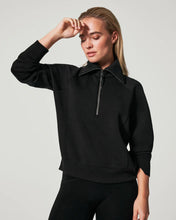 Load image into Gallery viewer, SPANX Air Essentials Half Zip Black
