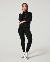 Load image into Gallery viewer, SPANX Air Essentials Half Zip Black
